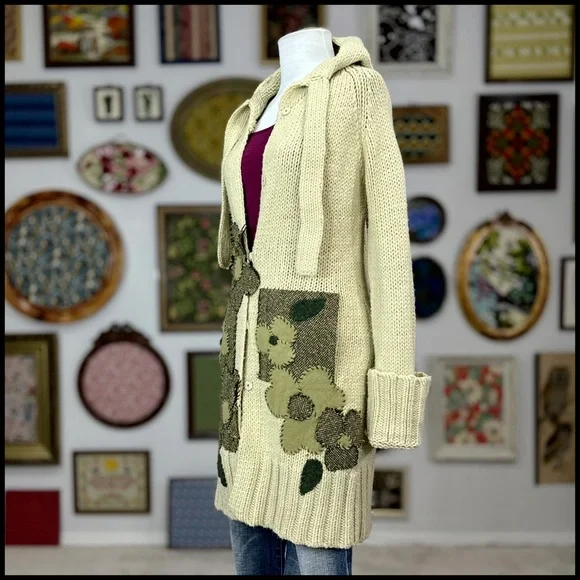 2004 Antho “Turning Leaves Sweater Coat” by Field Flower - Picture 5 of 15